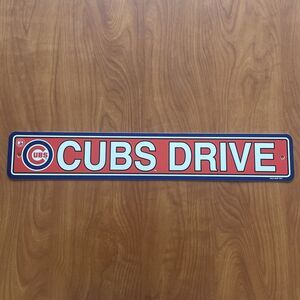VTG Chicago Cubs BLVD. Plastic Sign 17.5" WinCraft Sports MLB 2007(SEE PICS)